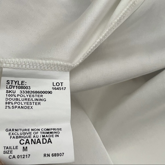 Le Chateau Chiffon Sleeveless Wrap Dress Medium - Picture 12 of 15